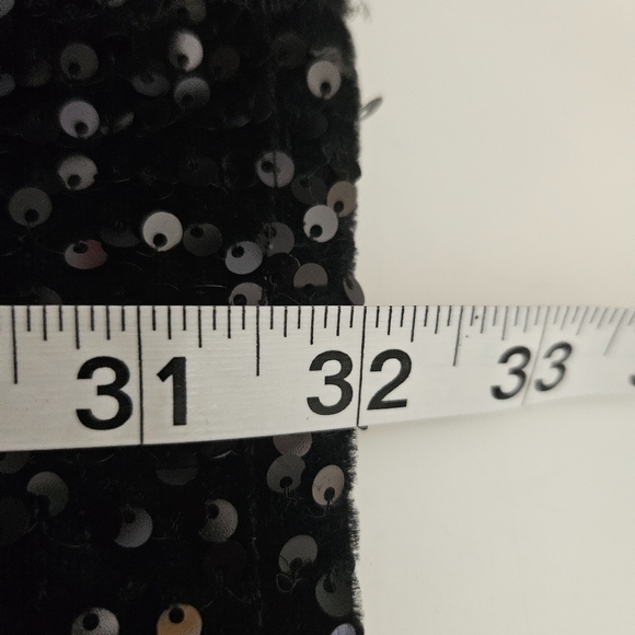 Fashion Nova Womens Sequin Mini Dress Sz Medium Dark Romantic Whimsigoth - Picture 10 of 12